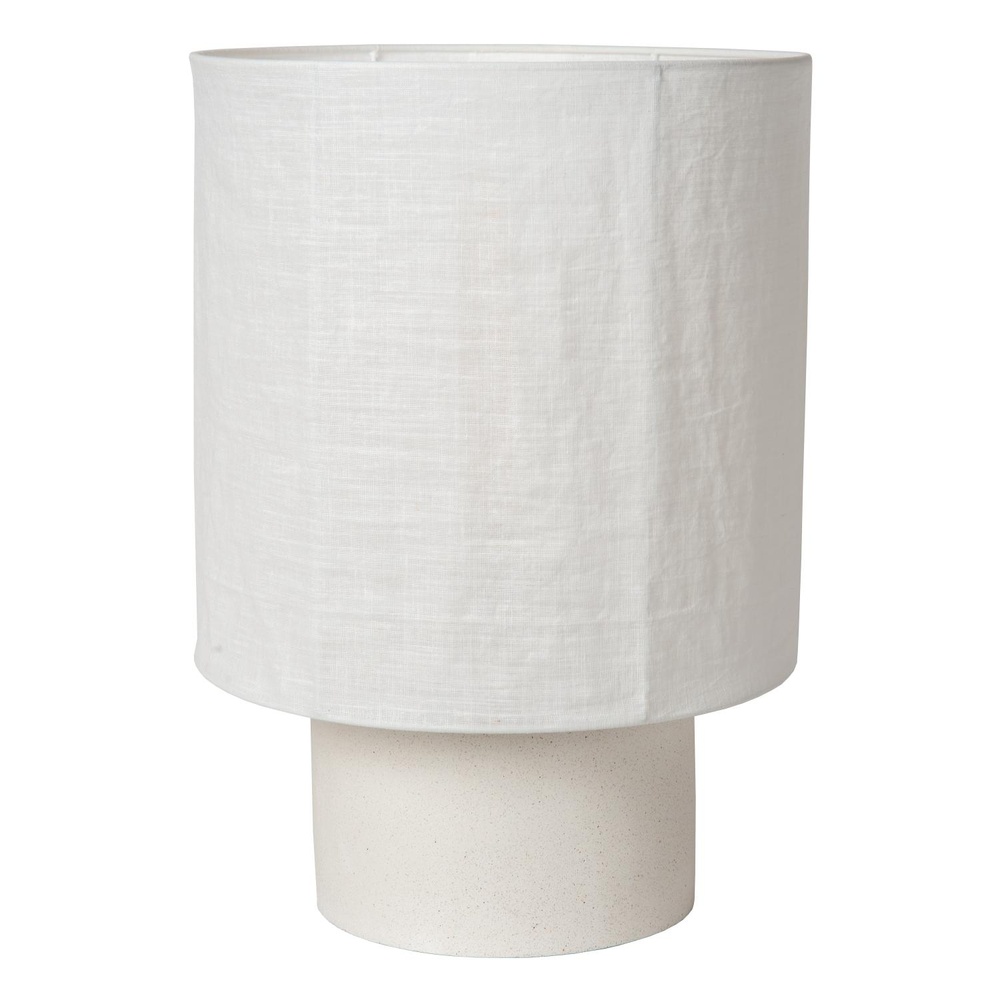 Lucide TafellampTissaja Ø 35cm wit - 06528/50/31
